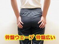 骨格ウェーブ 骨盤広い のは２つの骨が関係しています